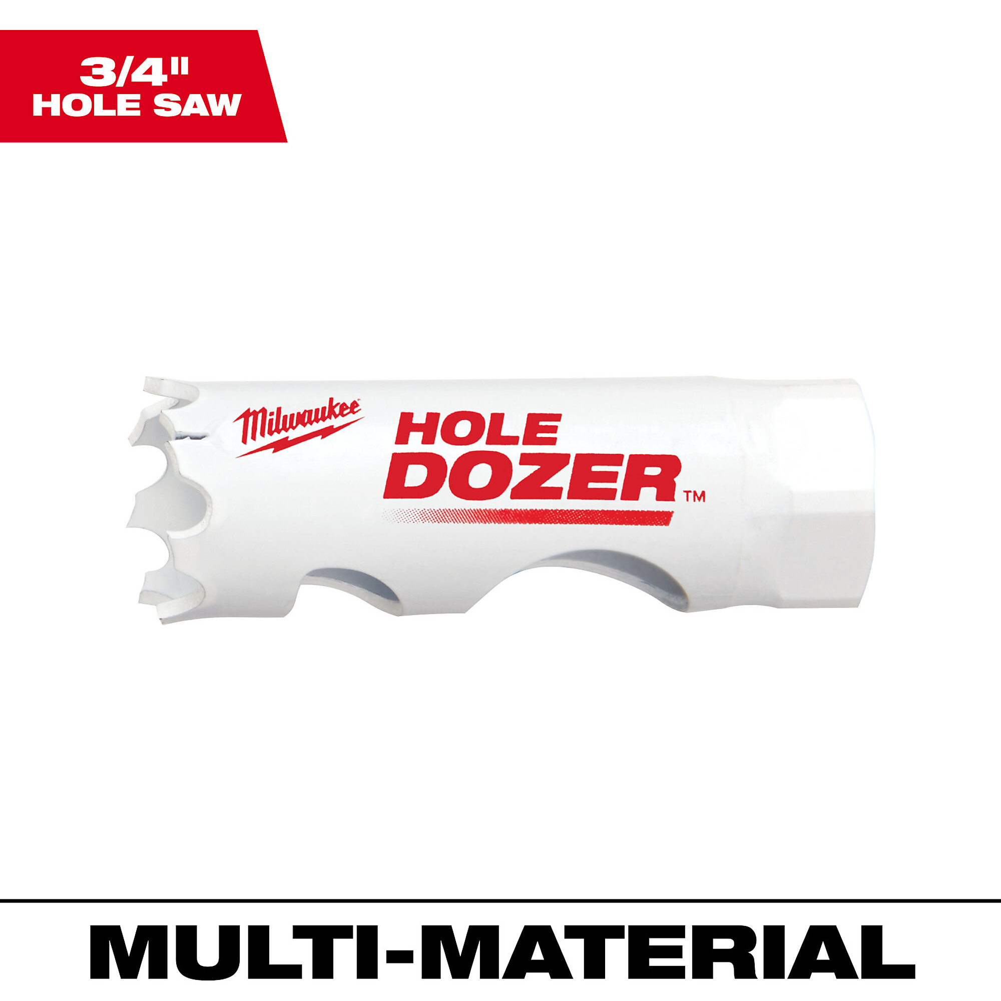 Milwaukee Hole Dozer Bi-Metal Hole Saw, 3/4in., Model# 49-56-0023